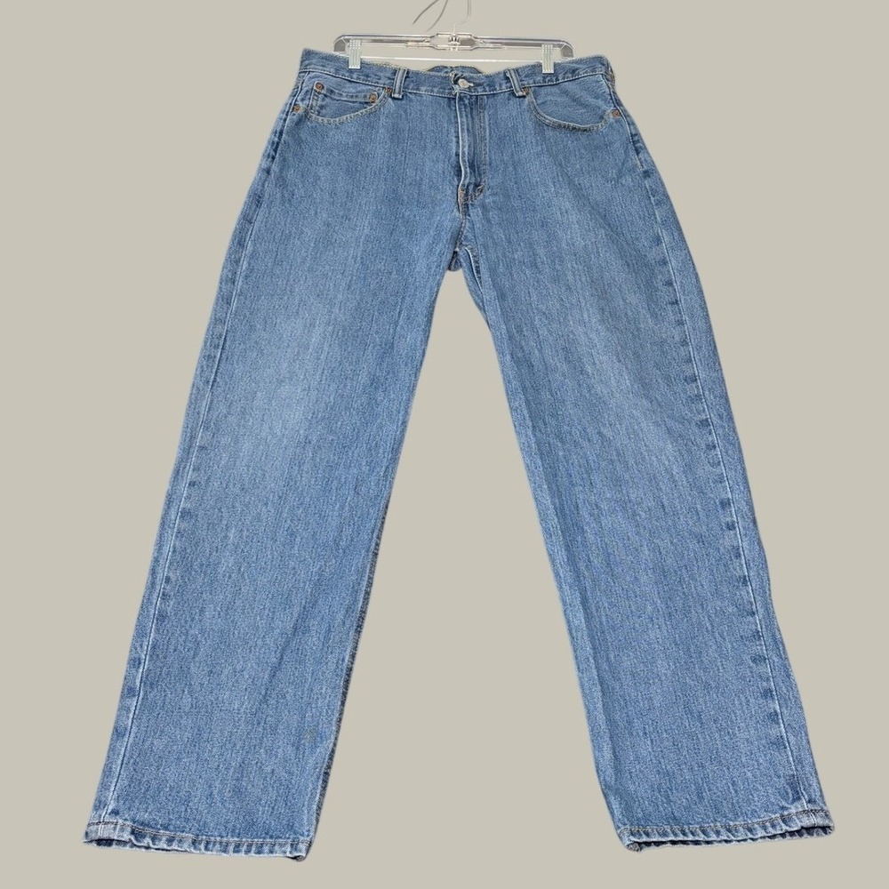 Levis 550 Relaxed Fit Jeans Mens 36x32 Medium Wash Blue Denim Pants